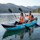 Inflatable Kayak 2 Person with Aluminum Paddles and Pump by LJGDeals