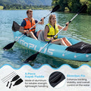 Inflatable Kayak 2 Person with Aluminum Paddles and Pump by DirectDeals