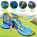 Inflatable Ocean-Themed Bounce House with 680W Blower and 2 Pools by LJGDeals