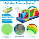 Inflatable Obstacle Course Bounce House with Dual Slides with 2 680W Blower by LJGDeals
