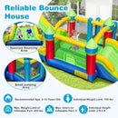 Inflatable Obstacle Course Bounce House with Dual Slides with 2 680W Blower by LJGDeals