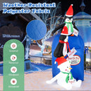 6 Feet Lighted Christmas Inflatable Penguins and Snowman with Built-in LED Lights by LJGDeals