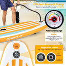 Inflatable Stand up Paddle Board with Adjustable Paddle and 3 Fins for Adults and Youths by LJGDeals