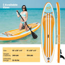 Inflatable Stand up Paddle Board with Adjustable Paddle and 3 Fins for Adults and Youths by LJGDeals