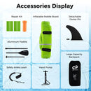 Inflatable Stand up Paddle Board iSUP Board Accessories with 3 Fins by LJGDeals