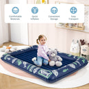 Inflatable Toddler Travel Bed with Electric Pump and Raised Bed Rails