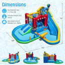 Inflatable Water Park Water Slide Wet Dry Combo Bounce House by LJGDeals