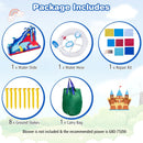 6-In-1 Inflatable Water Park with Climbing Wall Splash Pool (Without Blower) by LJGDeals