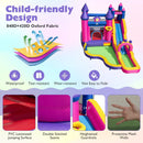 Inflatable Water Slide Princess Themed Bounce Castle with Climbing Wall 680W Blower Included by LJGDeals