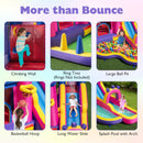 Inflatable Water Slide Princess Themed Bounce Castle with Climbing Wall 680W Blower Included by LJGDeals
