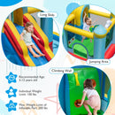 Inflatable Water Slide Giant Water Park with Long Slide 750W Blower by LJGDeals