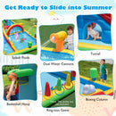 Inflatable Water Slide Giant Water Park with Long Slide 750W Blower by LJGDeals