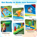 Inflatable Water Slide Giant Water Park with Long Slide Jumping Area by DirectDeals