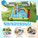 Inflatable Water Slide Giant Water Park with Long Slide Jumping Area by LJGDeals