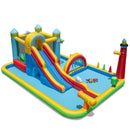 Inflatable Water Slide Giant Water Park with Long Slide Jumping Area by LJGDeals