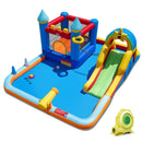 Inflatable Water Slide Park Bouncy Castle with Climbing Wall with 735W Blower by LJGDeals