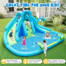 Inflatable Water Slide with Dual Slides and Large Splash Pool (Without Blower) by LJGDeals