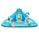 Inflatable Water Slide with Dual Slides and Large Splash Pool (Without Blower) by LJGDeals