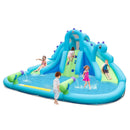 Inflatable Water Slide with Dual Slides and Large Splash Pool (Without Blower) by LJGDeals