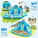 Inflatable Water Slide with Dual Slides and Large Splash Pool (Without Blower) by LJGDeals