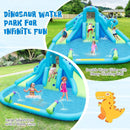 Inflatable Water Slide with Dual Slides and Large Splash Pool (Without Blower) by LJGDeals