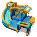 Inflatable Water Slide Bounce House Kids Jump Castle with Water Cannon by LJGDeals