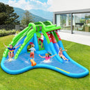 7-in-1 Inflatable Bounce House with Splashing Pool without Blower by LJGDeals