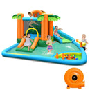 7-in-1 Inflatable Water Slide Park with 780W Blower by LJGDeals
