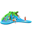 7-in-1 Inflatable Bounce House with Splashing Pool without Blower by LJGDeals