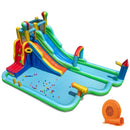 Inflatable Water Slide Park Giant Bounce House with 750W Blower by LJGDeals