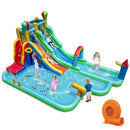 Inflatable Water Slide Park Giant Bounce House with 750W Blower by LJGDeals