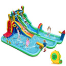 Inflatable Water Slide Park Giant Bounce House with 950W Blower by LJGDeals
