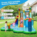 Inflatable Water Slide Park Giant Bounce House with 950W Blower by LJGDeals