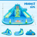 Inflatable Water Slide with Dual Slides and Large Splash Pool (Without Blower) by LJGDeals