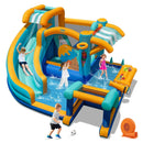 Inflatable Water Slide Bounce House Kids Jump Castle with 750W Blower by LJGDeals