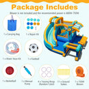 Inflatable Water Slide Bounce House Kids Jump Castle with 750W Blower by LJGDeals