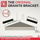 The Original Floating Corner Shower Bench Kit™