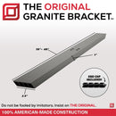Industrial 1 inch Flat Wall Countertop Support Bracket