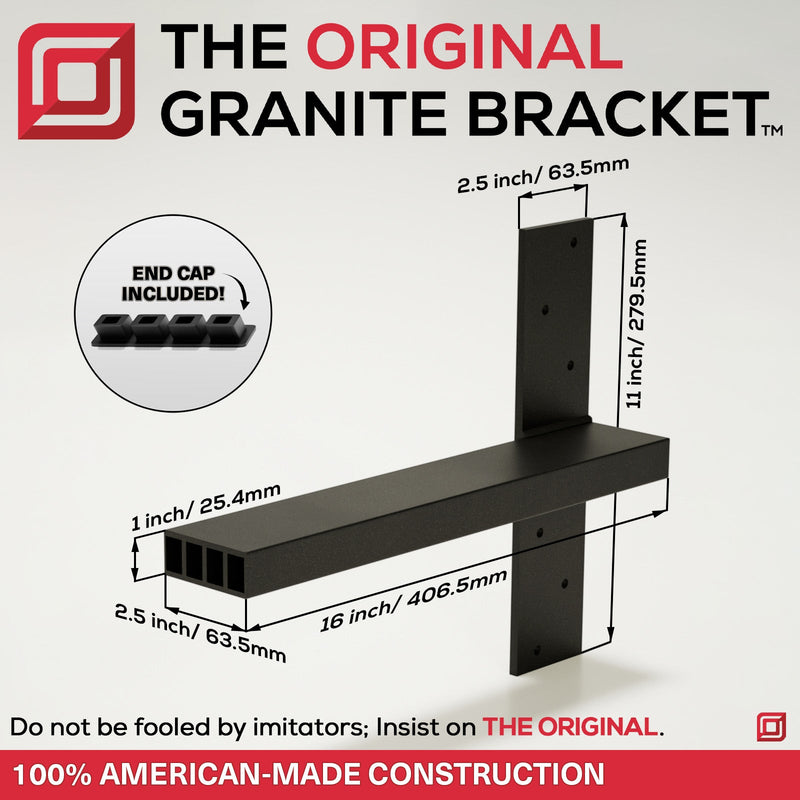 Industrial 1 inch Free Hanging Shelf Bracket®