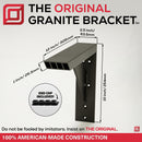 Industrial 1 inch Large Shelf Bracket®
