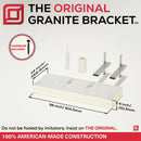 The Original Floating Shower Bench Kit­™ with GoBoard® & Original Shower Bench Bracket®