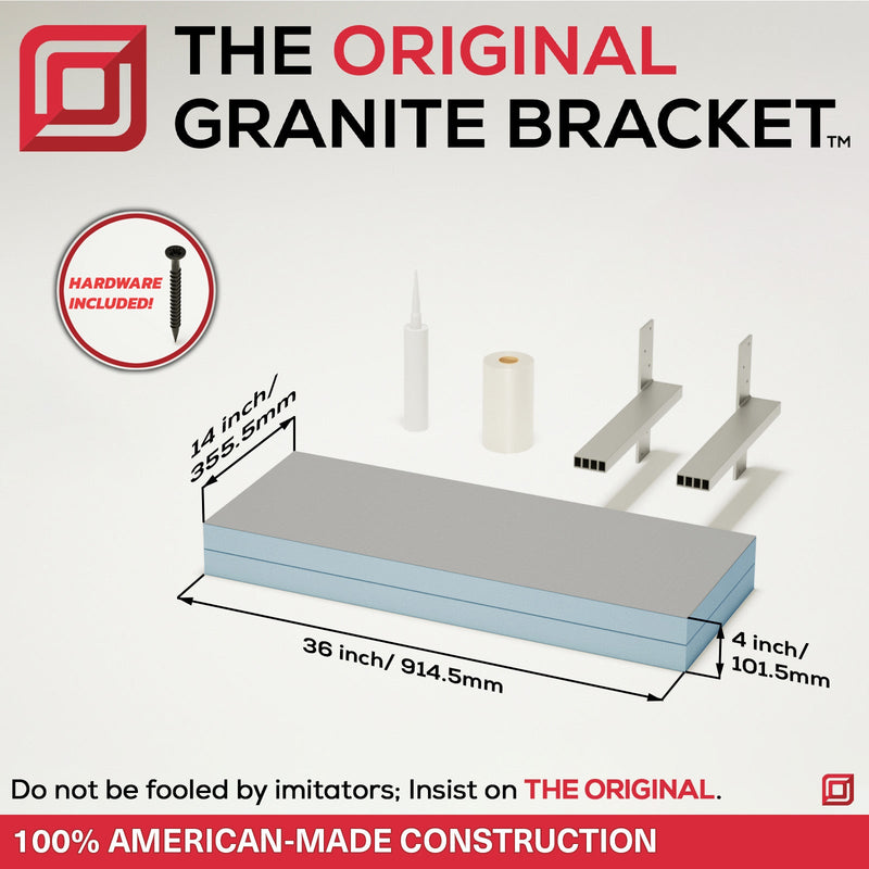 The Original Floating Shower Bench Kit­™ with wedi® & Original Shower Bench Bracket®