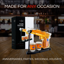 Gifts for Men Dad, Father Whiskey Decanter Set - 8 Oz with Two 2 Oz Glasses