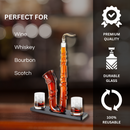 Saxophone Whiskey & Wine Decanter - 34 OZ Decanter Set with Two 10 Oz