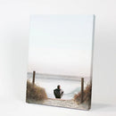 Inspirational Relax Summer Print. Surfer on the Beach by Wall Art Set