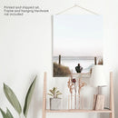 Inspirational Relax Summer Print. Surfer on the Beach by Wall Art Set