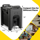 2.5 Gallon Insulated Beverage Server Dispenser-Black by LJGDeals