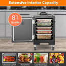 3 Pieces Stackable Insulated Food Pan Carrier 81 Quart LLDPE Food Box Carrier by LJGDeals