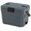 Insulated Portable Cooler Hard Shell Ice Chest with 2 Cup Holders by LJGDeals