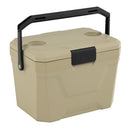 Insulated Portable Cooler Hard Shell Ice Chest with 2 Cup Holders by LJGDeals